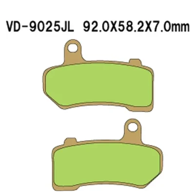 Klocki hamulcowe Vesrah  (VD-9025JL)