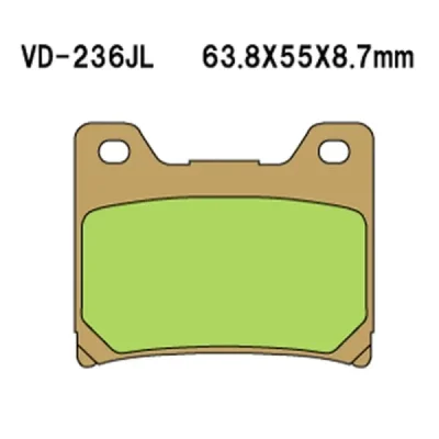 Klocki hamulcowe Vesrah  (VD-236JL)