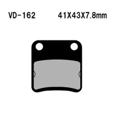 Klocki hamulcowe Vesrah  (VD-162)