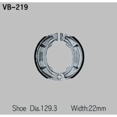 Szczęki hamulcowe Vesrah (VB-219) Szczęki hamulcowe Vesrah (VB-219)