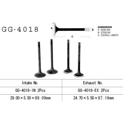 Zawór wydechowy Vesrah  (GG-4018-EX)