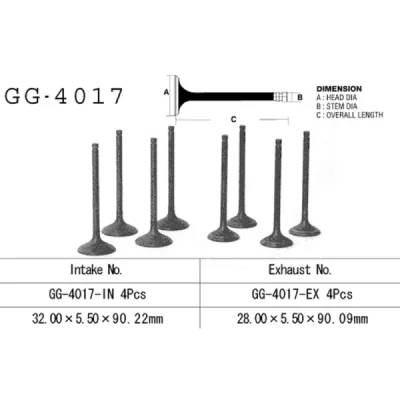 Zawór ssący Vesrah  (GG-4017-IN)