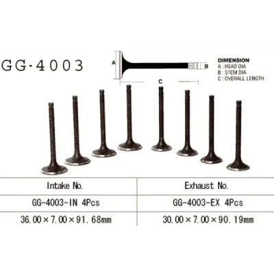 Zawór ssący Vesrah  (GG-4003-IN)