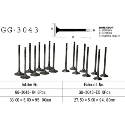 Zawór ssący Vesrah  (GG-3043-IN)