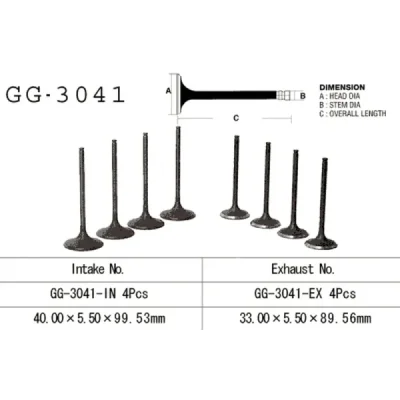 Zawór ssący Vesrah  (GG-3041-IN)