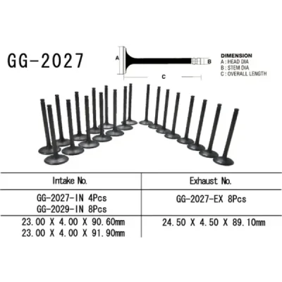 Zawór ssący Vesrah  (GG-2029-IN)