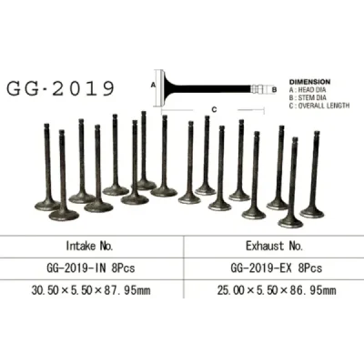 Zawór wydechowy Vesrah  (GG-2019-EX)