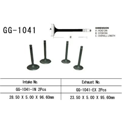 Zawór ssący Vesrah Honda XR250R 96-04 (GG-1041-IN) Zawór ssący Vesrah Honda XR250R 96-04 (GG-1041-IN)