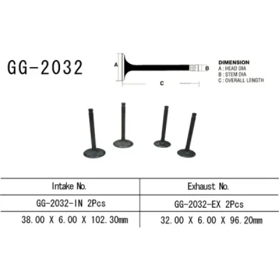 Zawór wydechowy Vesrah  (GG-1032-EX)