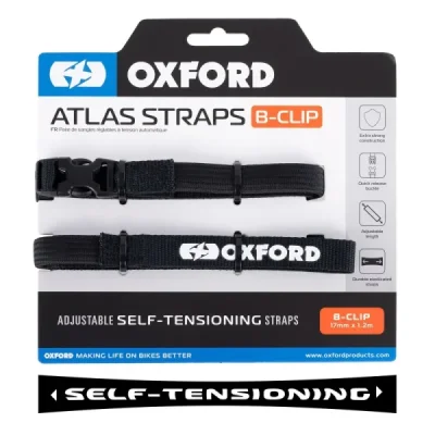 Pasy transportowe Atlas B-Clip 17mm x 1,2m czarne - Oxford Pasy transportowe Atlas B-Clip 17mm x 1,2m czarne - Oxford