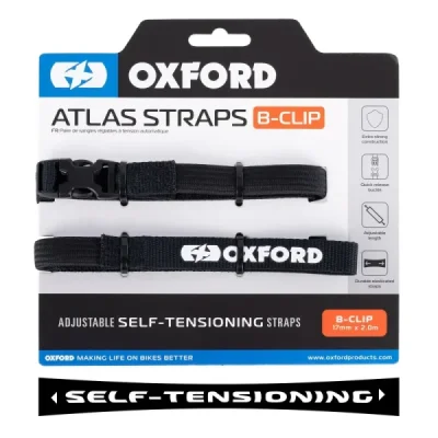 Pasy transportowe Atlas B-Clip 17mm x 2m czarne - Oxford Pasy transportowe Atlas B-Clip 17mm x 2m czarne - Oxford