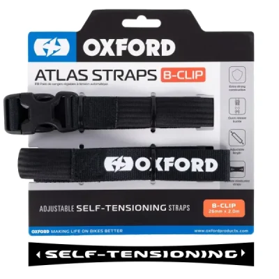 Pasy transportowe Atlas B-Clip 26mm x 2m czarne - Oxford Pasy transportowe Atlas B-Clip 26mm x 2m czarne - Oxford