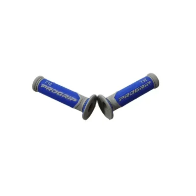Manetki PG732 Road dwuskładnikowe szary/niebieski 22+25mm dł.125mm - PRO GRIP