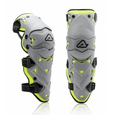 Acerbis Nakolanniki Ochraniacze Kolan Evo 3.0 Szary / Żółty Fluo