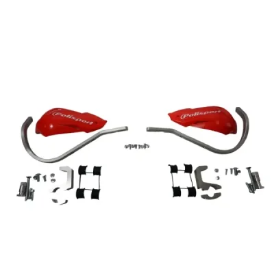 Komplet osłon dłoni listki handbary Polisport Touquet z zestawem montażowym 22mm 28mm czerwony - 8306700012 Komplet osłon dłoni listki handbary Polisport Touquet z zestawem montażowym 22mm 28mm czerwony - 8306700012