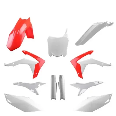 Zestaw plastików Body Kit Polisport biało czerwony OEM - 91530 Zestaw plastików Body Kit Polisport biało czerwony OEM - 91530