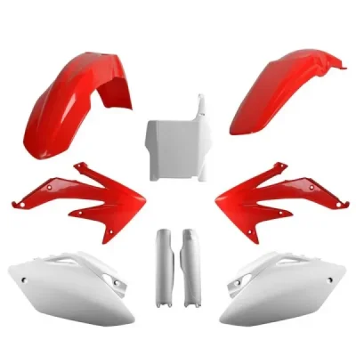 Zestaw plastików Body Kit Polisport czerwony biały OEM - 91541 Zestaw plastików Body Kit Polisport czerwony biały OEM - 91541