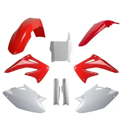 Zestaw plastików Body Kit Polisport czerwony biały OEM - 91540 Zestaw plastików Body Kit Polisport czerwony biały OEM - 91540