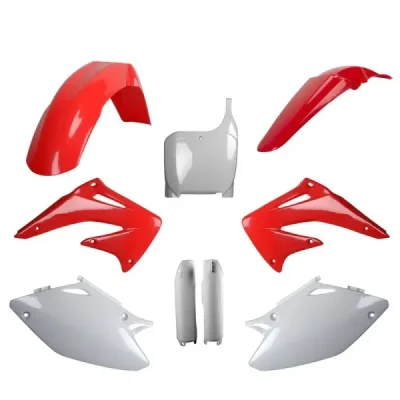Zestaw plastików Body Kit Polisport czerwony biały OEM - 91539 Zestaw plastików Body Kit Polisport czerwony biały OEM - 91539