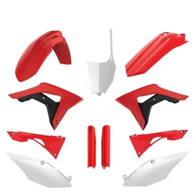 Zestaw plastików Body Kit Polisport czerwony biały OEM - 91534 Zestaw plastików Body Kit Polisport czerwony biały OEM - 91534