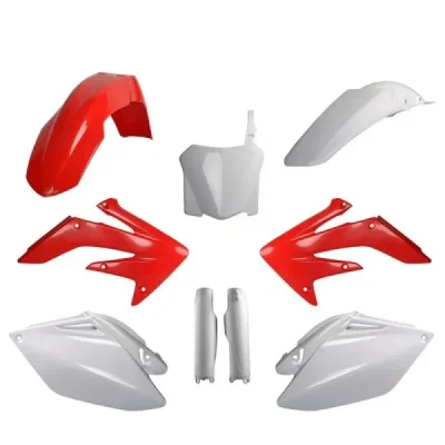 Zestaw plastików Body Kit Polisport czerwony biały OEM - 91524 Zestaw plastików Body Kit Polisport czerwony biały OEM - 91524