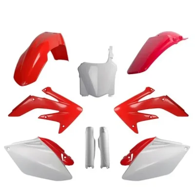 Zestaw plastików Body Kit Polisport czerwony biały OEM - 91521 Zestaw plastików Body Kit Polisport czerwony biały OEM - 91521