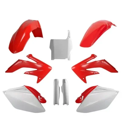 Zestaw plastików Body Kit Polisport czerwony biały OEM - 91519 Zestaw plastików Body Kit Polisport czerwony biały OEM - 91519