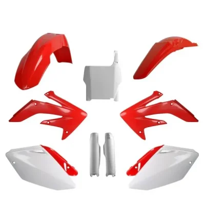 Zestaw plastików Body Kit Polisport czerwony biały OEM - 91518 Zestaw plastików Body Kit Polisport czerwony biały OEM - 91518