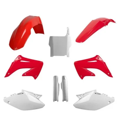 Zestaw plastików Body Kit Polisport czerwony biały OEM - 91512 Zestaw plastików Body Kit Polisport czerwony biały OEM - 91512