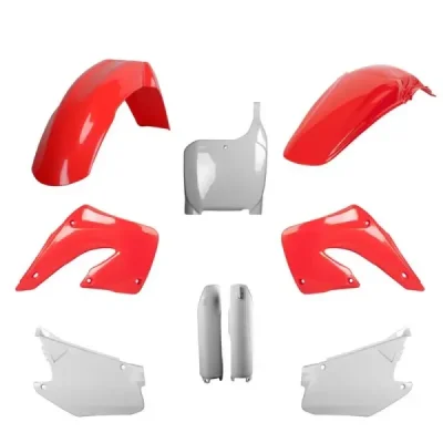 Zestaw plastików Body Kit Polisport czerwony biały OEM - 91510 Zestaw plastików Body Kit Polisport czerwony biały OEM - 91510
