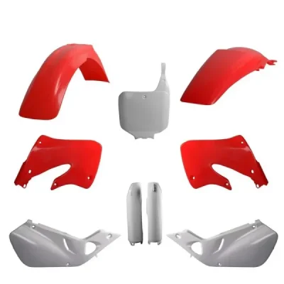 Zestaw plastików Body Kit Polisport czerwony biały OEM - 91508 Zestaw plastików Body Kit Polisport czerwony biały OEM - 91508