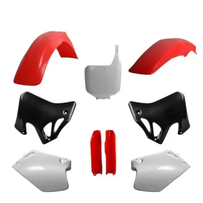 Zestaw plastików Body Kit Polisport czerwono-biały - 91507 Zestaw plastików Body Kit Polisport czerwono-biały - 91507