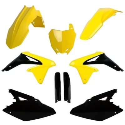 Zestaw plastików Body Kit Polisport czarny żółty OEM - 91431 Zestaw plastików Body Kit Polisport czarny żółty OEM - 91431
