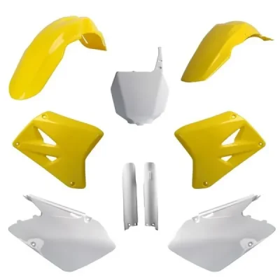 Zestaw plastików Body Kit Polisport żółty biały - 91421 Zestaw plastików Body Kit Polisport żółty biały - 91421