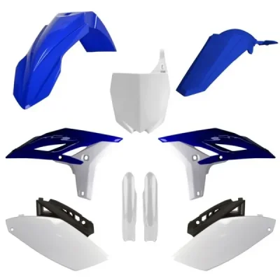 Zestaw plastików Body Kit Polisport niebieski biały OEM - 91400 Zestaw plastików Body Kit Polisport niebieski biały OEM - 91400