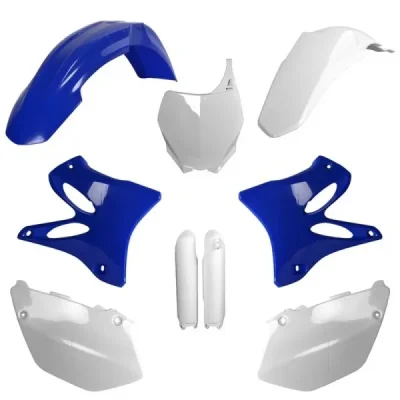 Zestaw plastików Body Kit Polisport niebieski biały OEM - 91387 Zestaw plastików Body Kit Polisport niebieski biały OEM - 91387