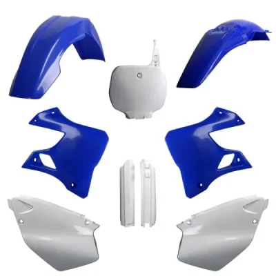 Zestaw plastików Body Kit Polisport niebieski biały OEM - 91382 Zestaw plastików Body Kit Polisport niebieski biały OEM - 91382