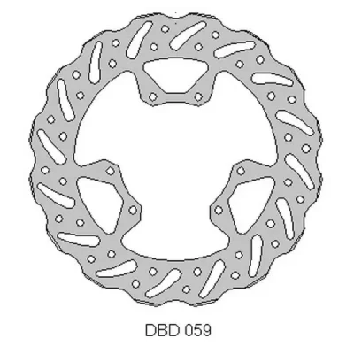 Tarcza hamulcowa Delta Braking DBD059G przód (ONL_DBD059G)