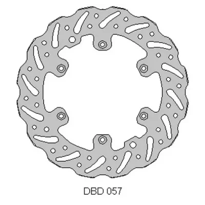 Tarcza hamulcowa Delta Braking DBD057G przód (ONL_DBD057G)