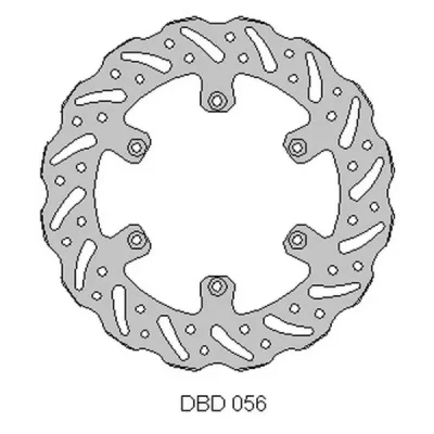 Tarcza hamulcowa Delta Braking DBD056G tył (ONL_DBD056G)