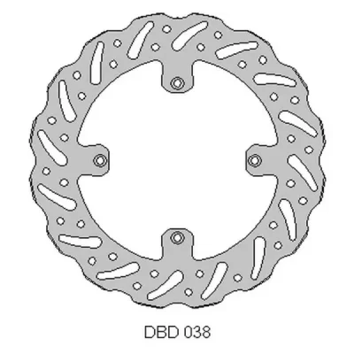 Tarcza hamulcowa (ONL_DBD038G)