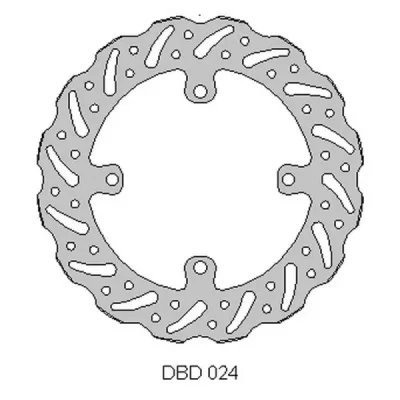 Tarcza hamulcowa Delta Braking DBD024G przód (ONL_DBD024G)