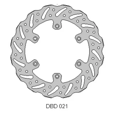 Tarcza hamulcowa Delta Braking DBD021G przód (ONL_DBD021G)