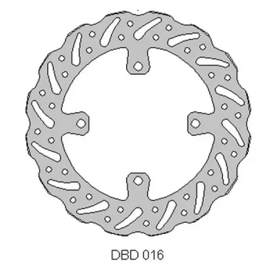 Tarcza hamulcowa Delta Braking DBD016G przód (ONL_DBD016G)