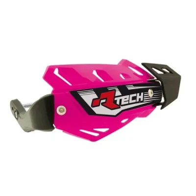 Osłony rąk FLX różowy neon z 3 rodzajami mocowań do kierownicy - RACETECH Osłony rąk FLX różowy neon z 3 rodzajami mocowań do kierownicy - RACETECH