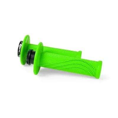 Manetki Racetech R20 lock-on zielony neon + 8 adapterów rolgazu (MPRVF000020)