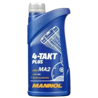 Olej silnikowy Plus API SL, JASO MA/MA2 10W40 półsyntetyk 1L pakiet - Mannol