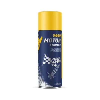 Moto starter (Samostart - ułatwia rozruch silnika) spray 450 ml (9669) - Mannol Moto starter (Samostart - ułatwia rozruch silnika) spray 450 ml (9669) - Mannol