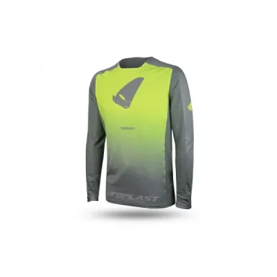 Ufo Koszulka Rowerowa Mtb / E-Bike Terrain Lv1 Jersey Made In Italy (Długi Rękaw) Szary/Zółty Fluo Xl - Kolekcja 2024 Ufo Koszulka Rowerowa Mtb / E-Bike Terrain Lv1 Jersey Made In Italy (Długi Rękaw) Szary/Zółty Fluo Xl - Kolekcja 2024