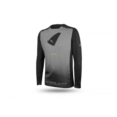 Ufo Koszulka Rowerowa Mtb / E-Bike Terrain Lv1 Jersey Made In Italy (Długi Rękaw) Szary/Czarny Xl - Kolekcja 2024 Ufo Koszulka Rowerowa Mtb / E-Bike Terrain Lv1 Jersey Made In Italy (Długi Rękaw) Szary/Czarny Xl - Kolekcja 2024